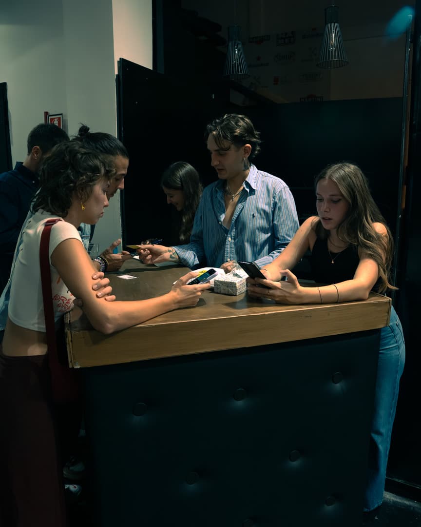 Momento di backstage Cool Kids